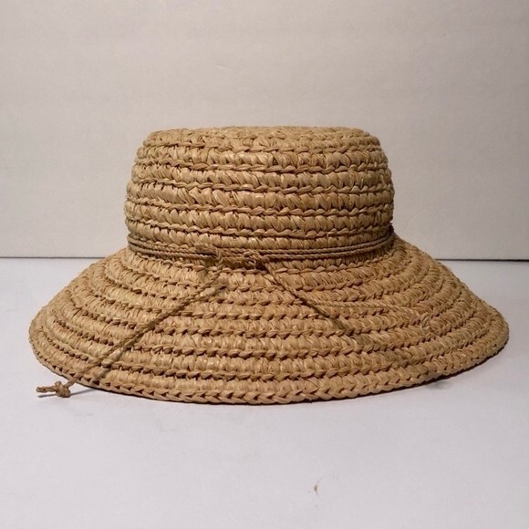 Helen Kaminski Australia Raffia Sun Hat Boho Bohemian Coastal Vacation
